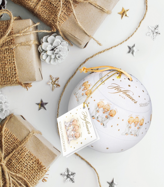 Süsses Christkind Weihnachtskugel